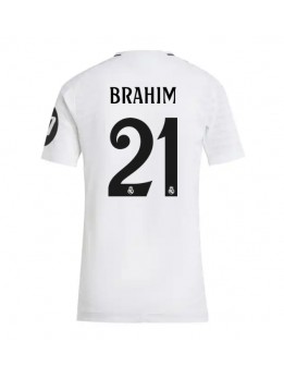 Real Madrid Brahim Diaz #21 Replika Hemmakläder Dam 2024-25 Kortärmad